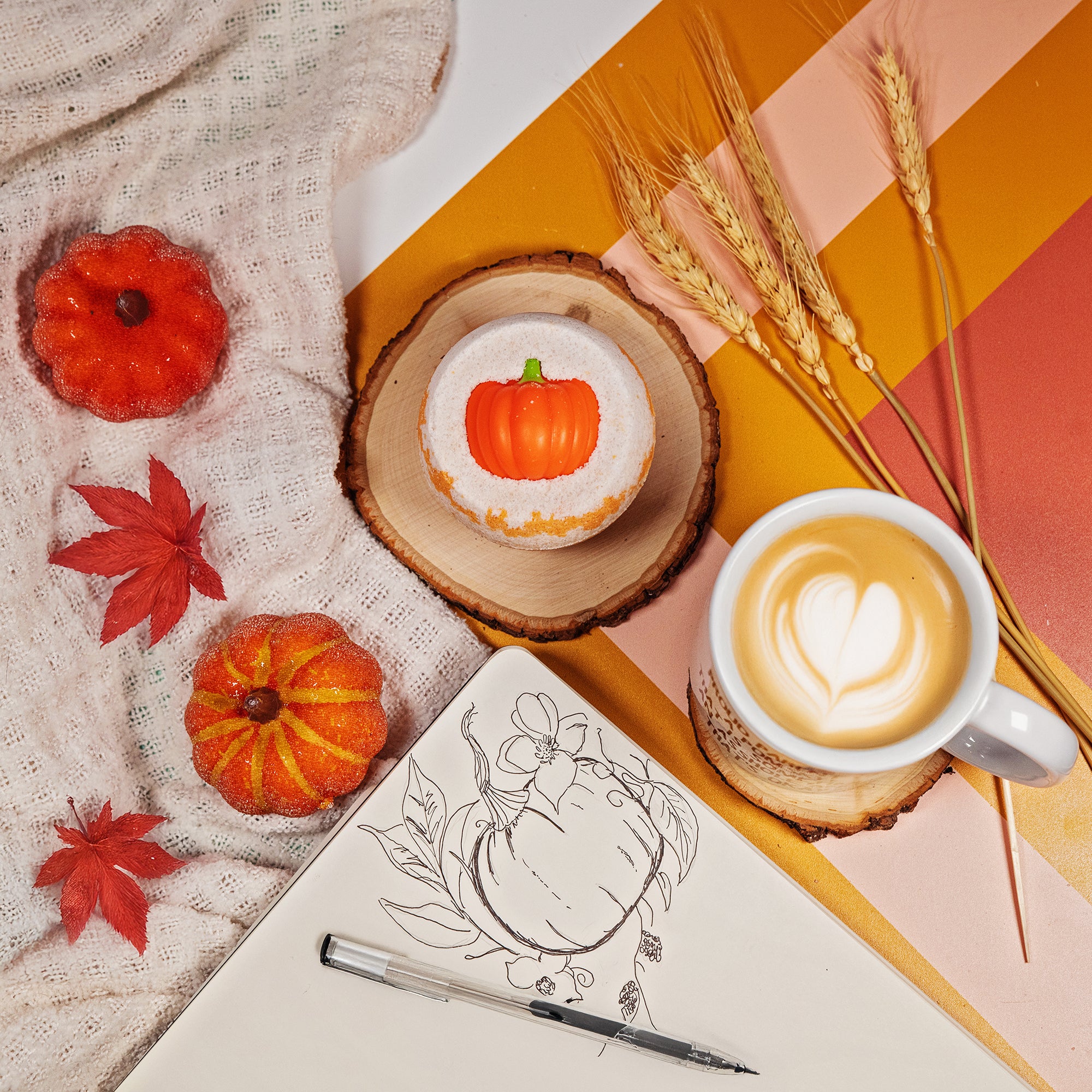 Pumpkin Patch Latte Bath Bomb