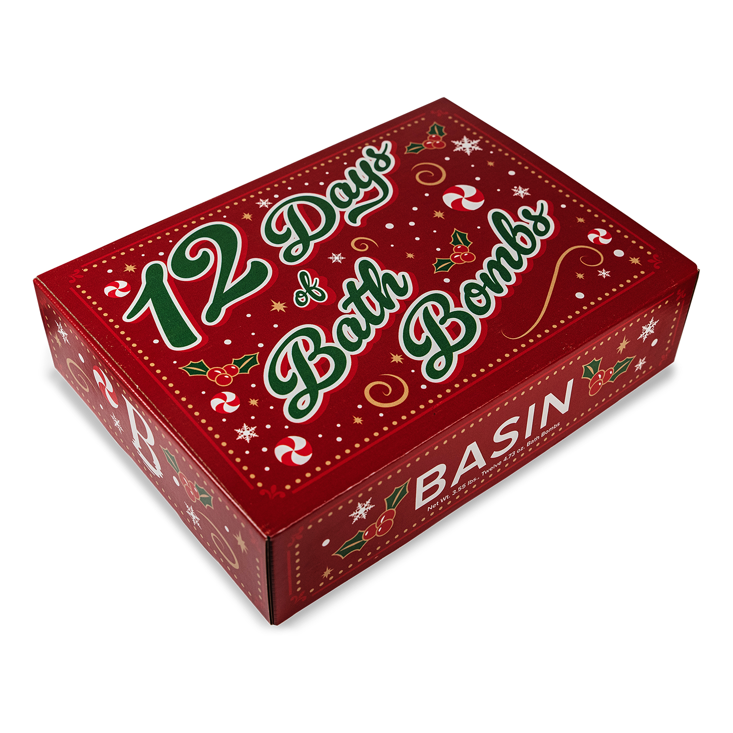 12 Days of Bath Bombs Gift Box Limited Edition Holiday Advent