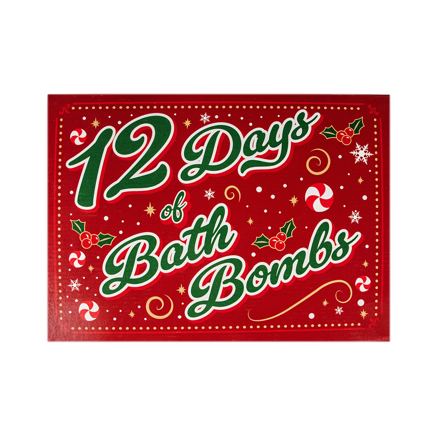 12 Days of Bath Bombs Gift Box (Limited Edition Merry Red)