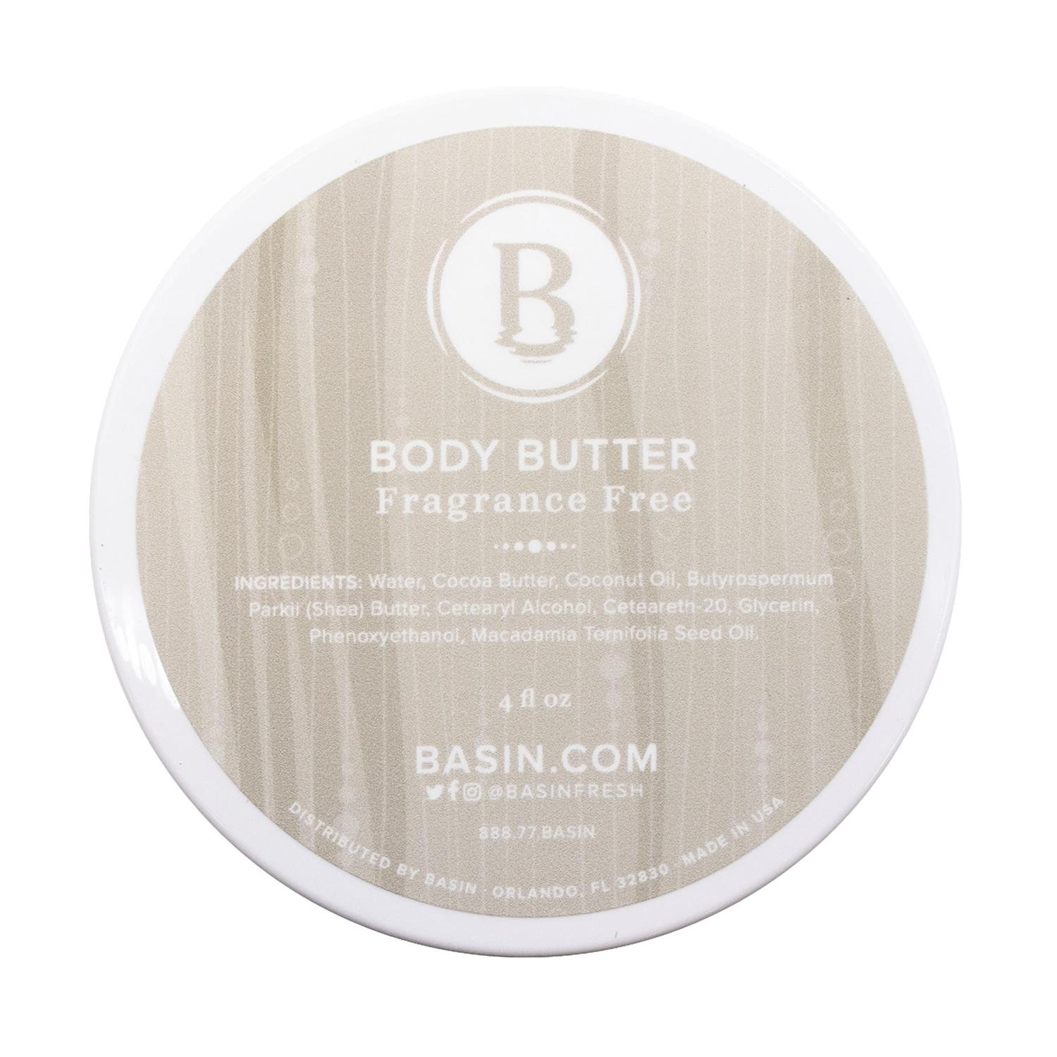 Fragrance Free Body Butter