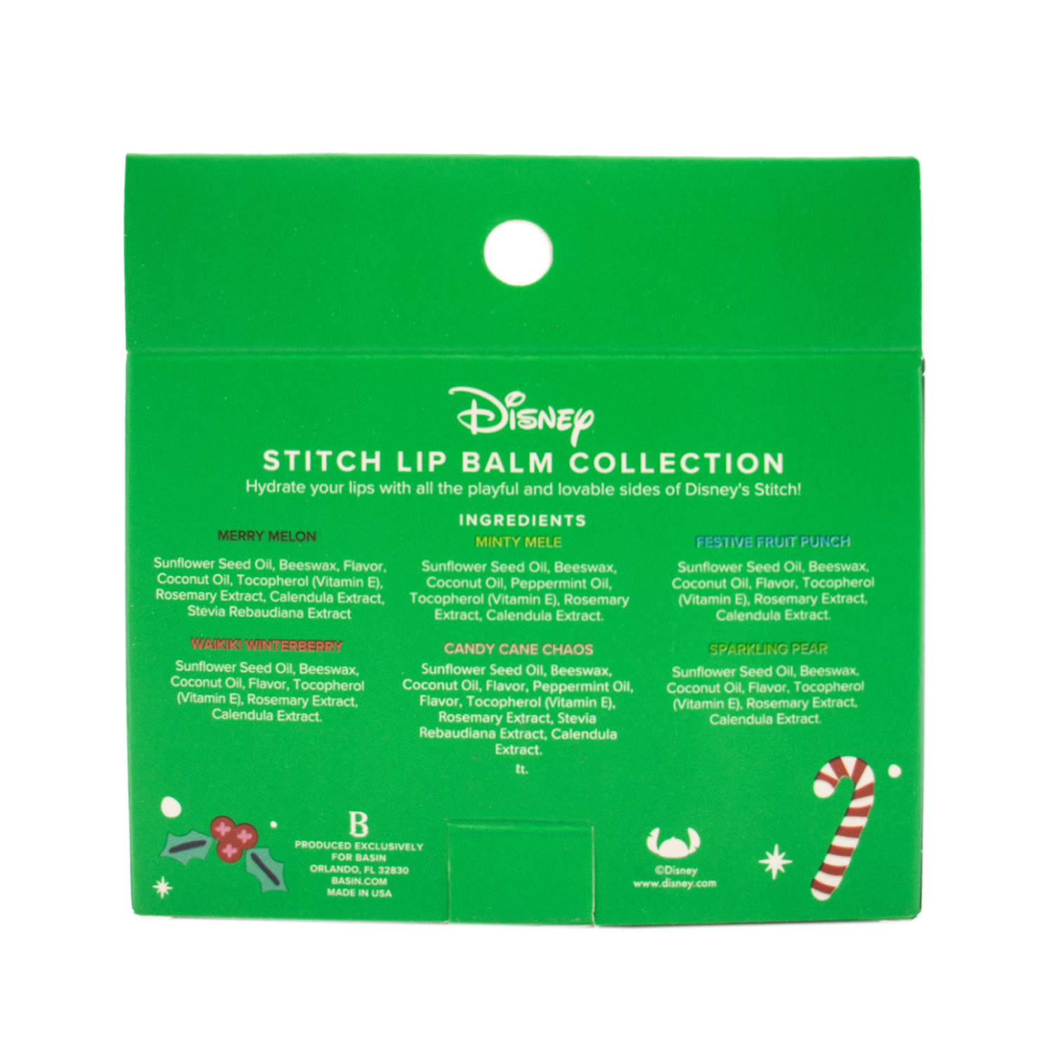 Disney Stitch Holiday Lip Balm Collection