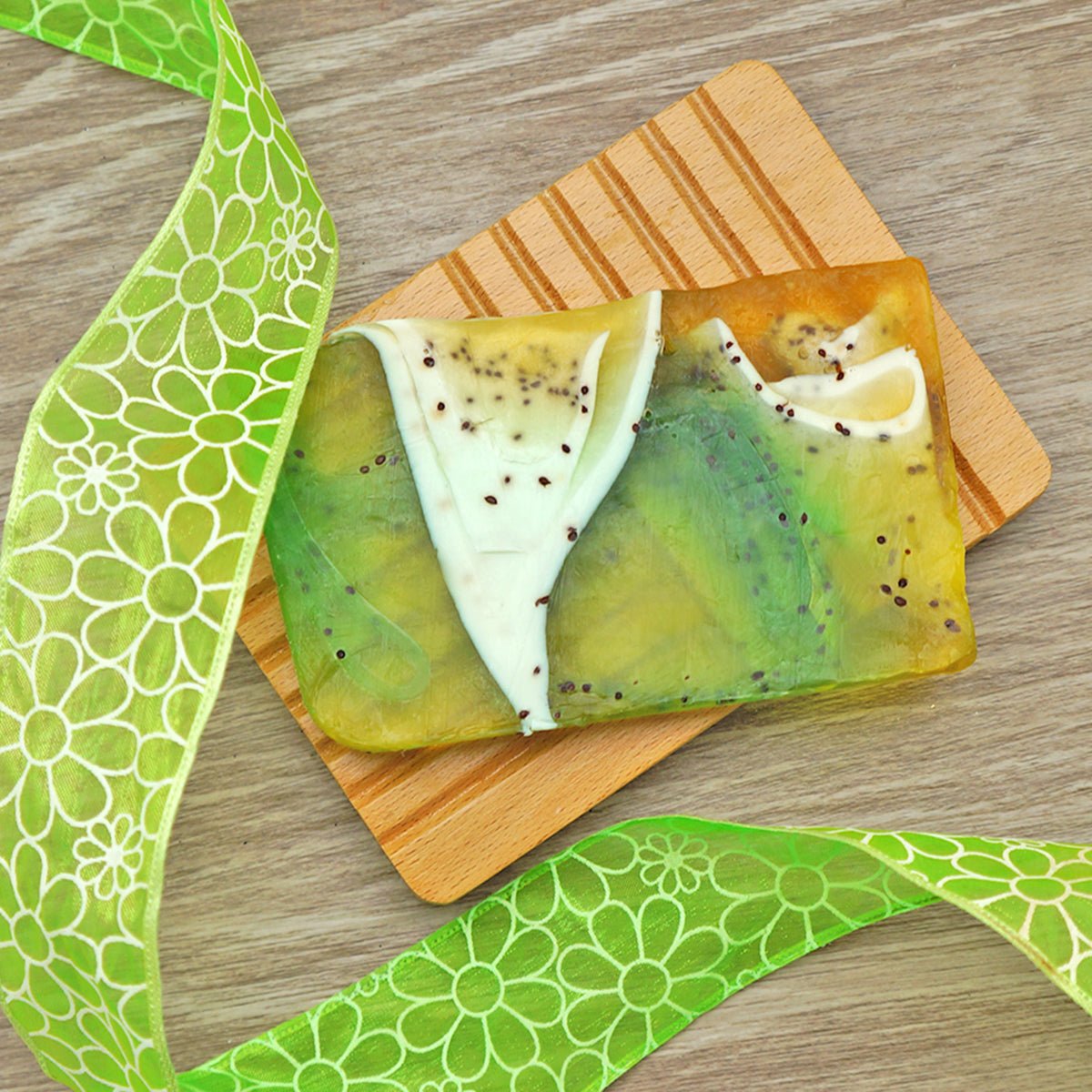 Lemongrass and Cranberry Seeds Soap