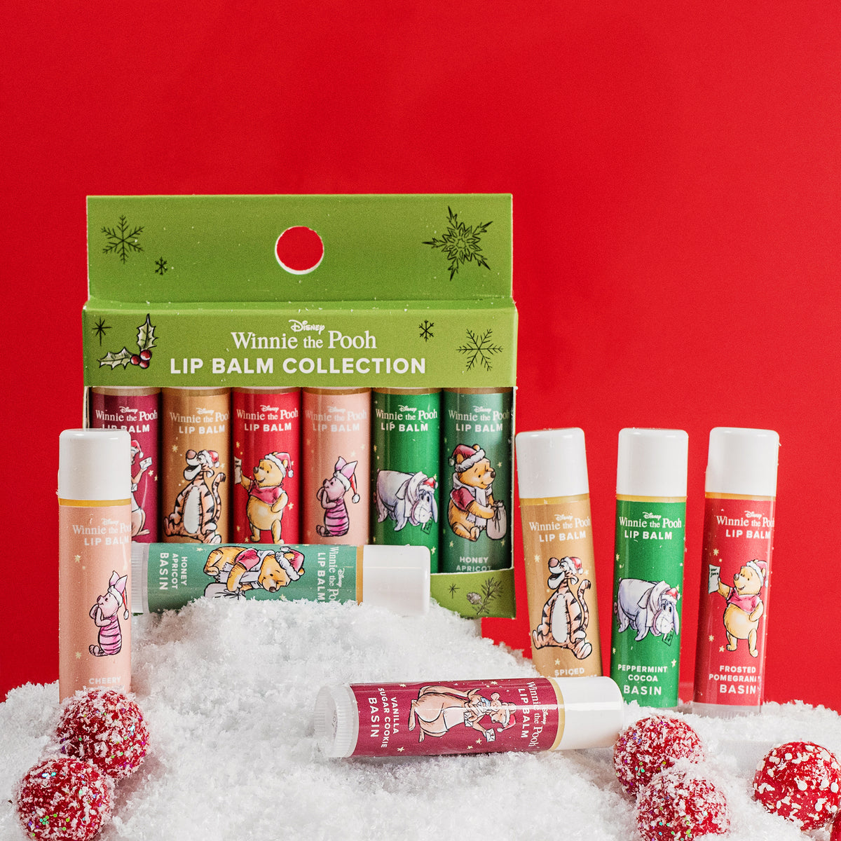 Disney Winnie the Pooh Holiday Lip Balm Collection