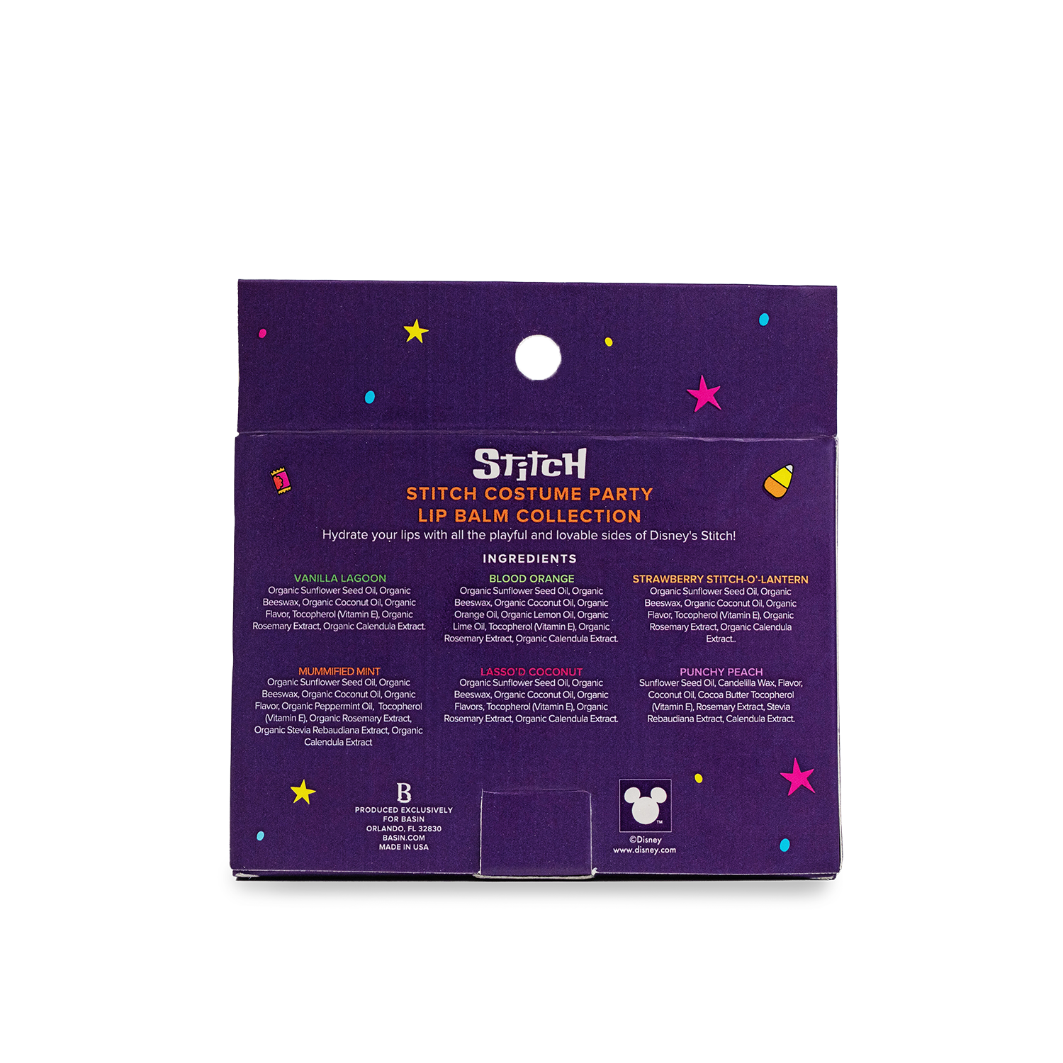 Disney Stitch Halloween Lip Balm Collection
