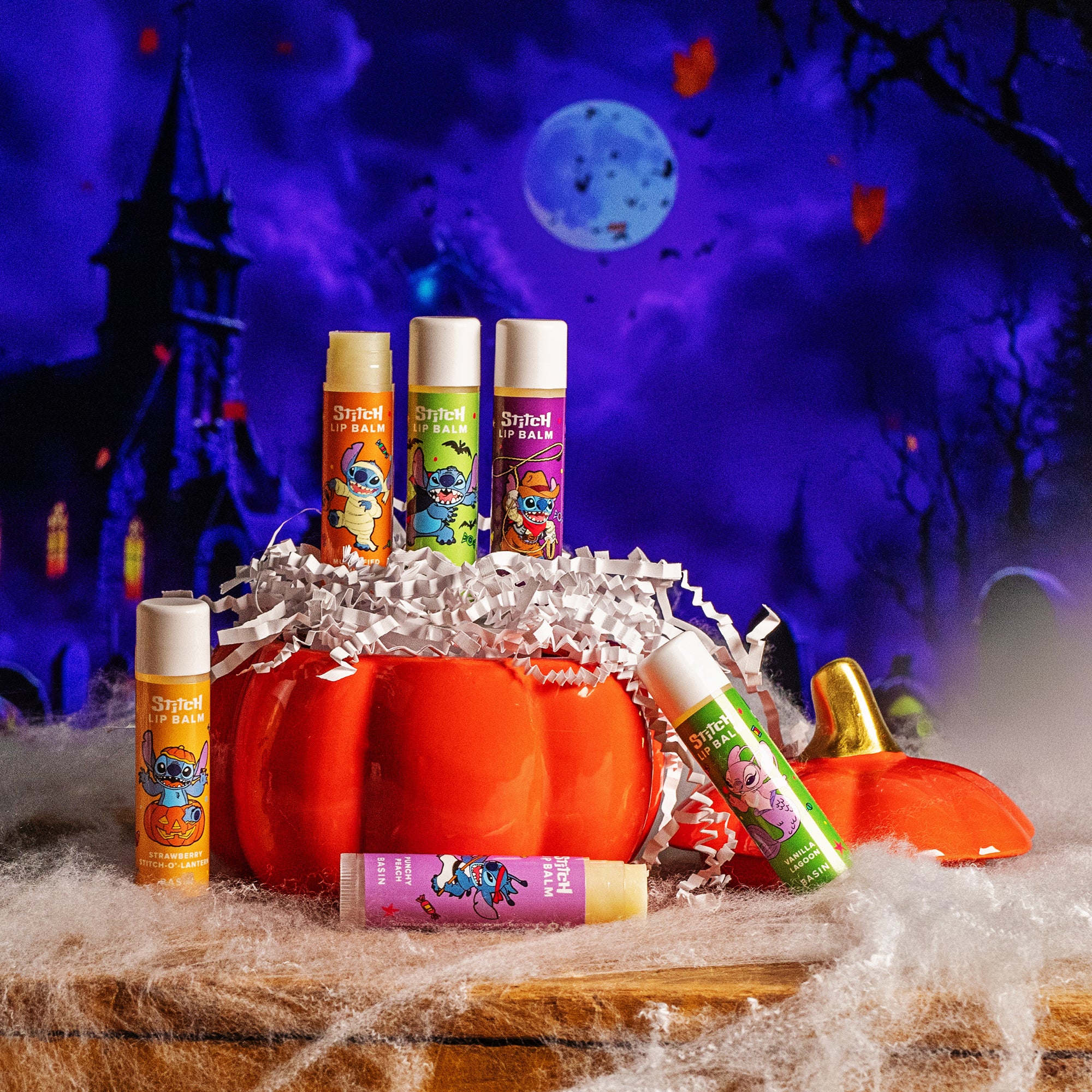 Disney Stitch Halloween Lip Balm Collection