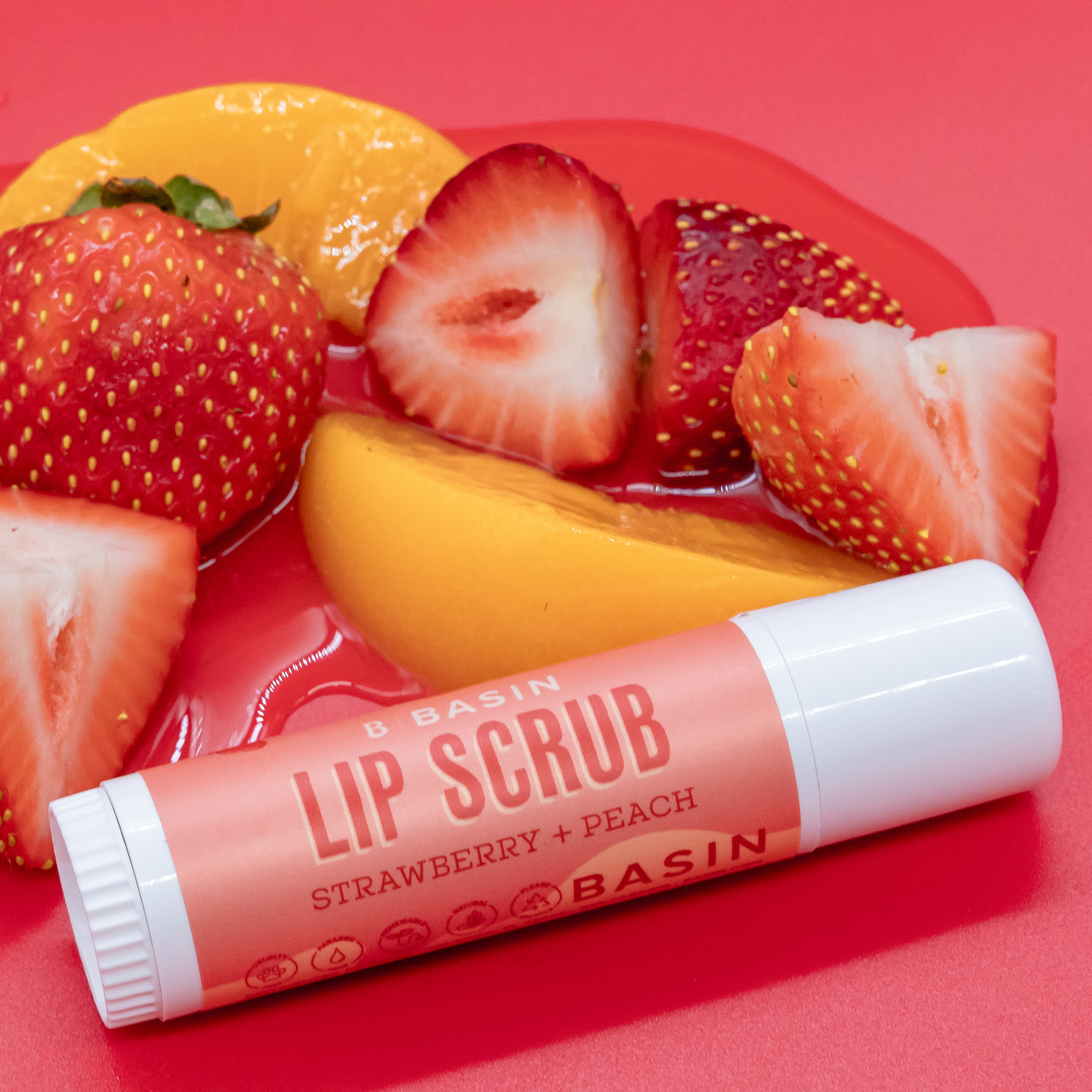 Strawberry Peach Lip Scrub