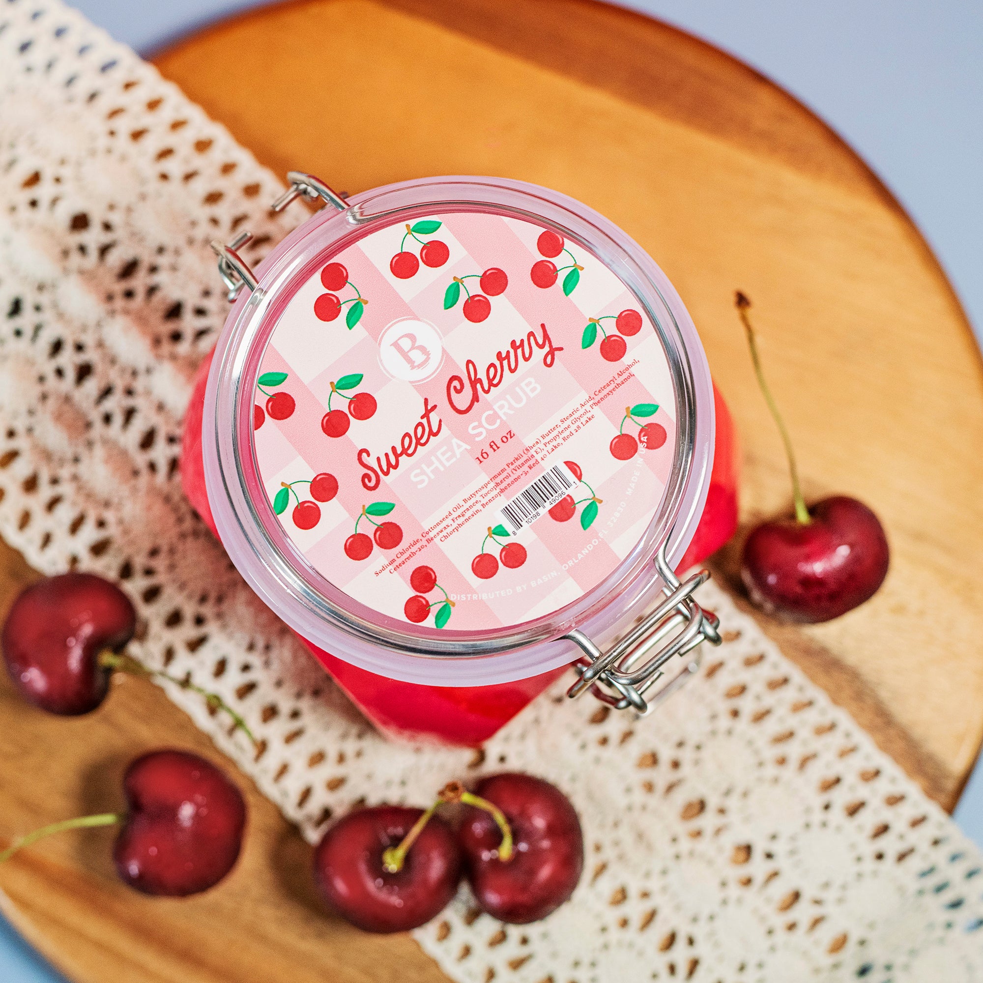 Sweet Cherry Shea Salt Scrub