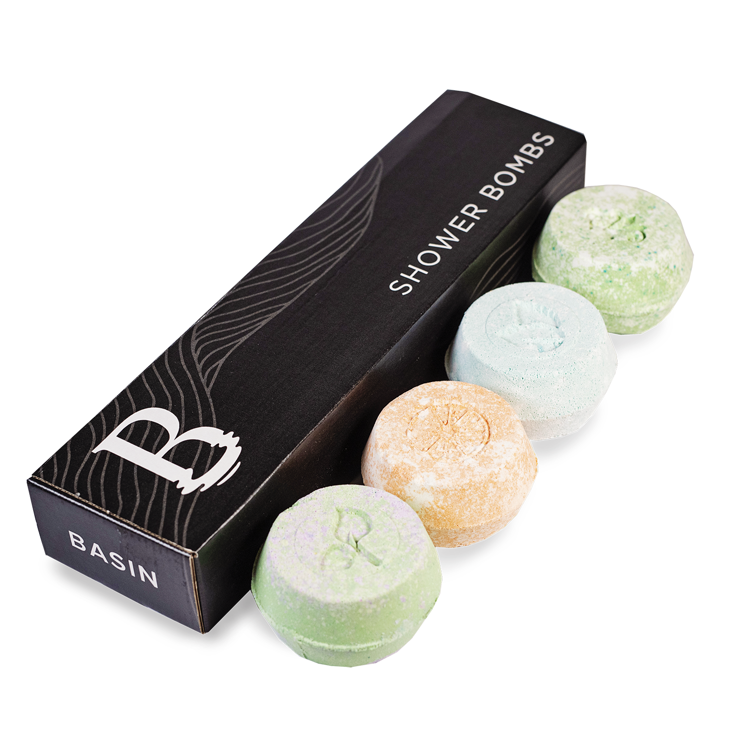 Basin White Christmas Shower Bomb Box