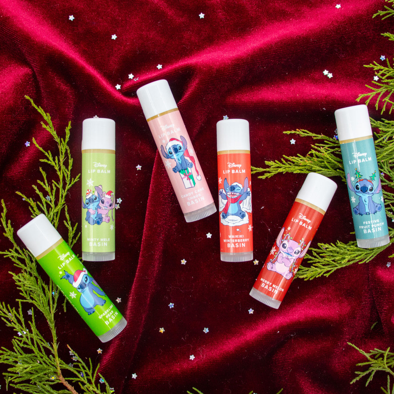 Disney Stitch Holiday Lip Balm Collection