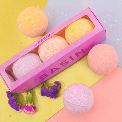 Bath Bomb Essentials Trio Gift Box