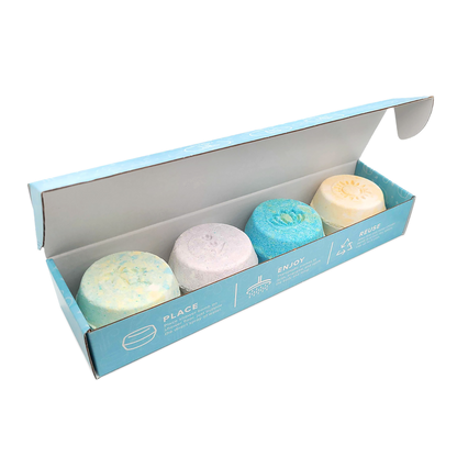 Basin Blue Christmas Shower Bomb Box
