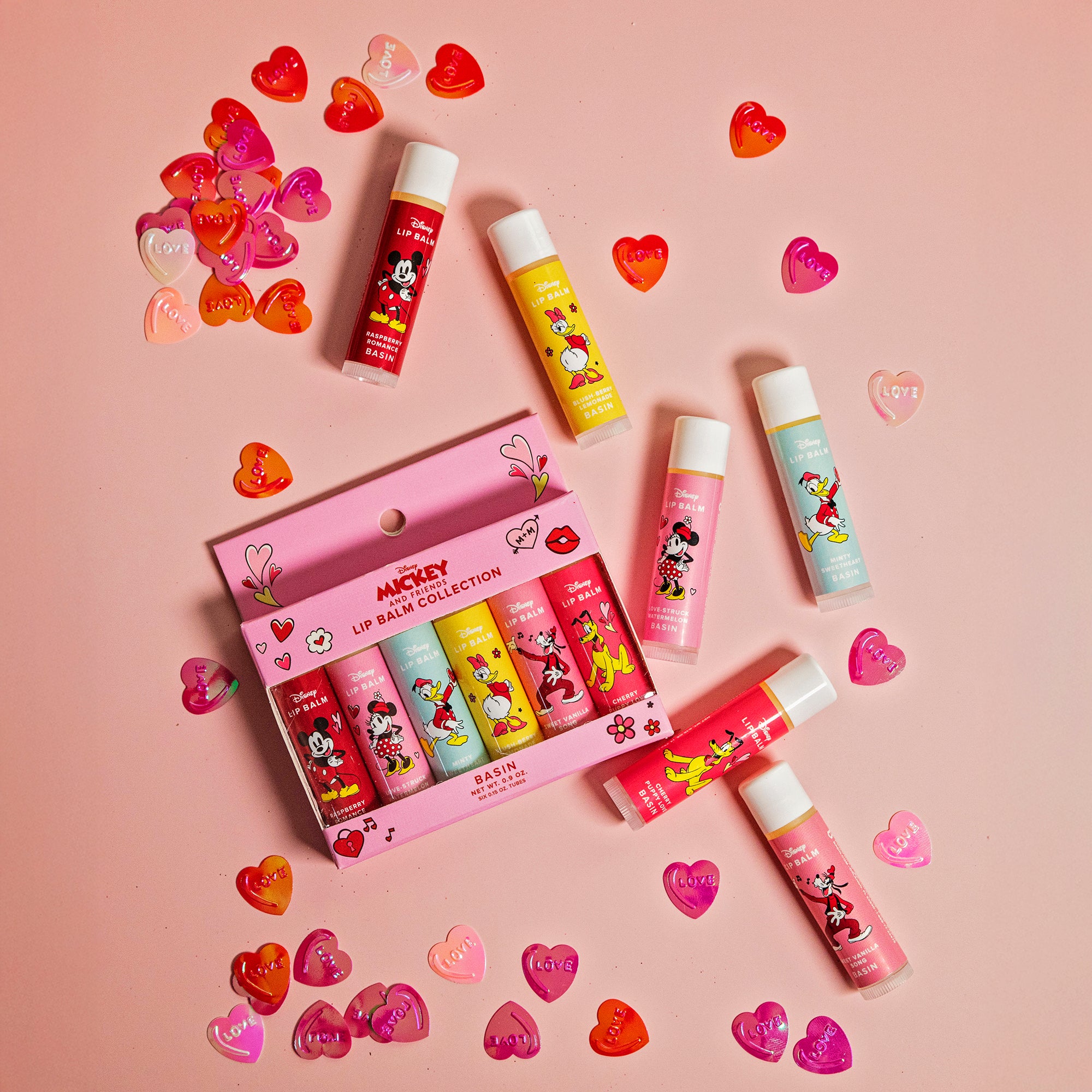 Disney Mickey and Friends Valentine's Day Lip Balm Collection