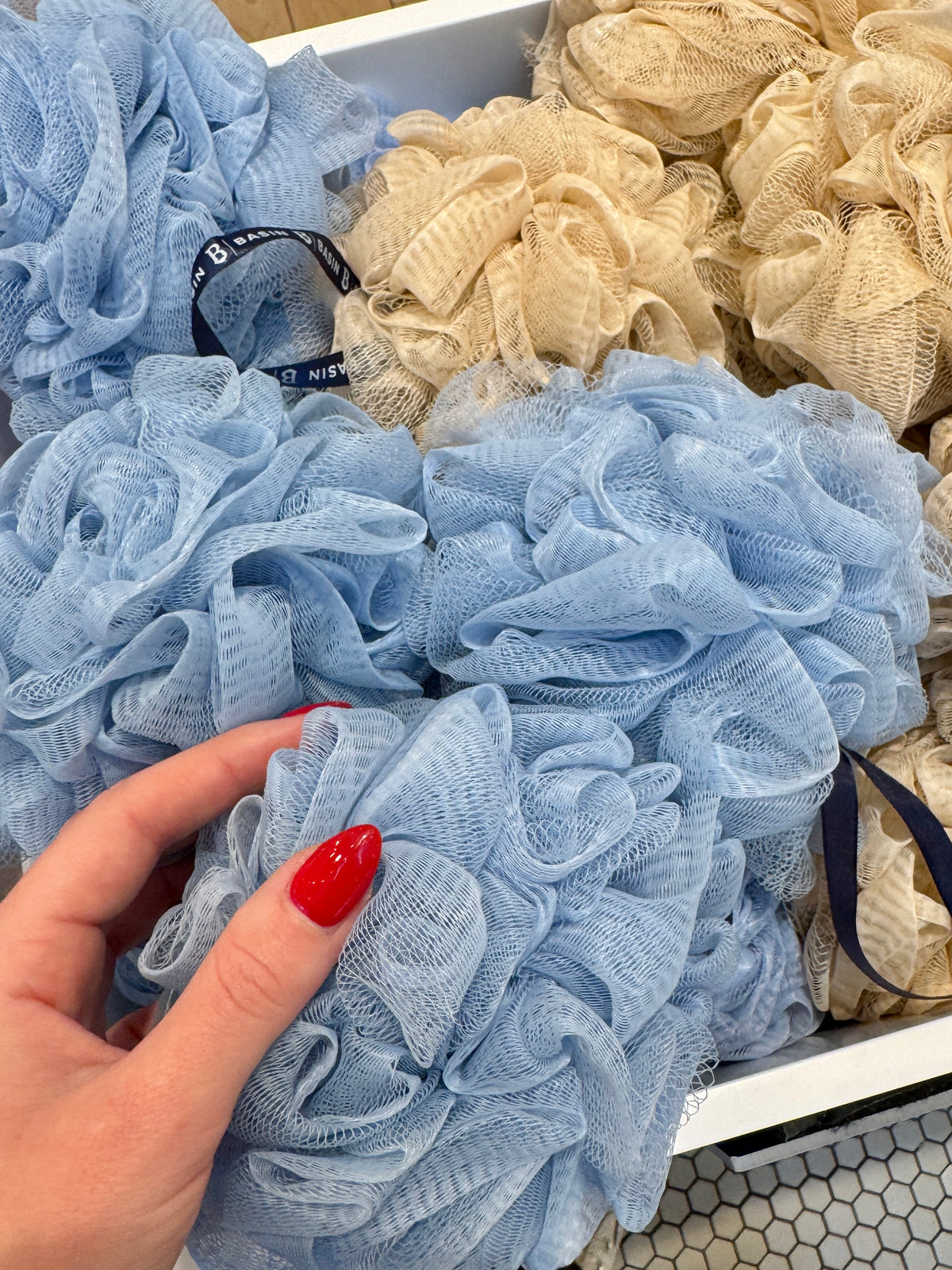 Blue Eco Loofah