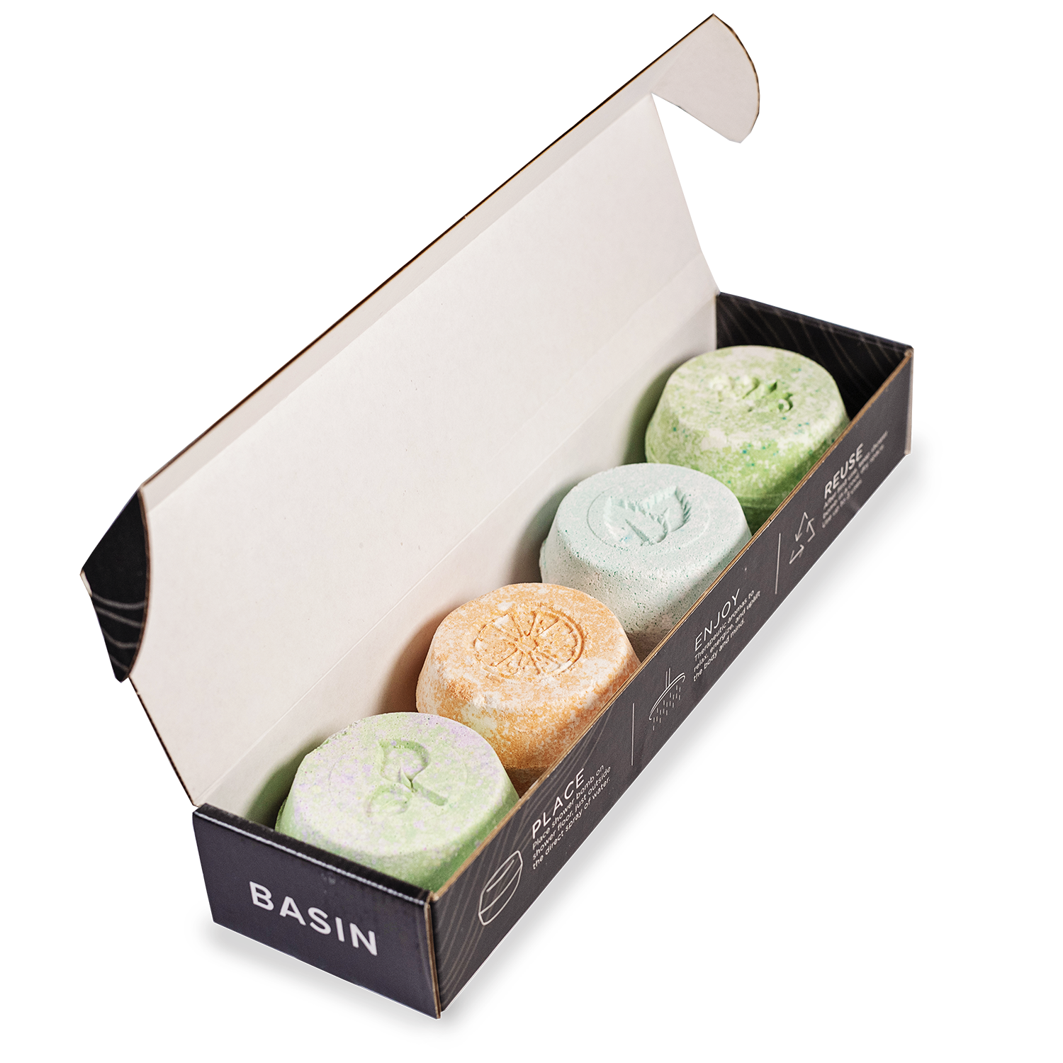 Basin White Christmas Shower Bomb Box