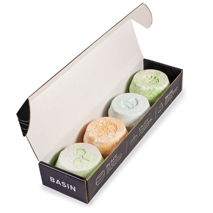 Basin White Christmas Shower Bomb Box