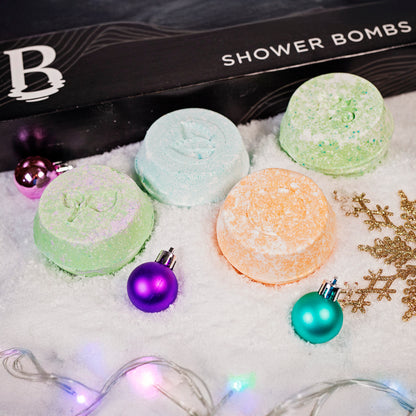 Basin White Christmas Shower Bomb Box