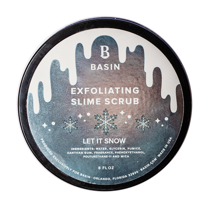 Let It Snow Slime Scrub