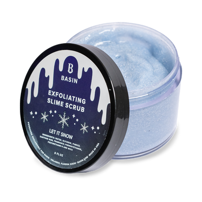 Let It Snow Slime Scrub