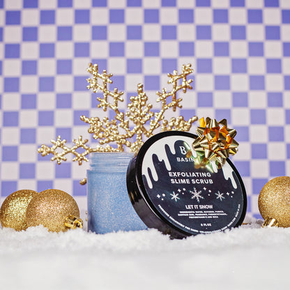 Let It Snow Slime Scrub